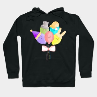 Cute happy balloons Hoodie